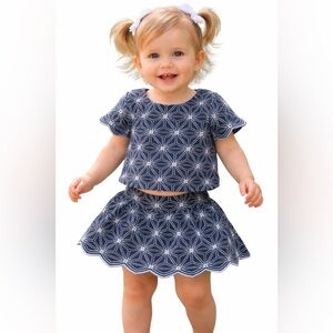 OshKosh B'gosh Navy and White Kids Set